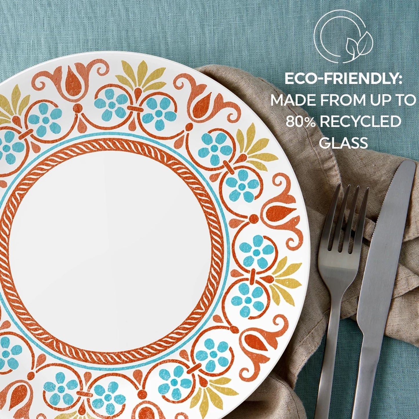 Corelle® Global Collection Terracotta Dreams 10.25" Dinner Plate