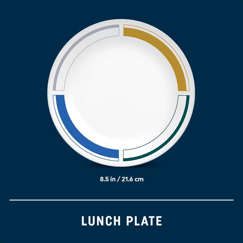 Corelle® Color Block 8.5" Salad Plate