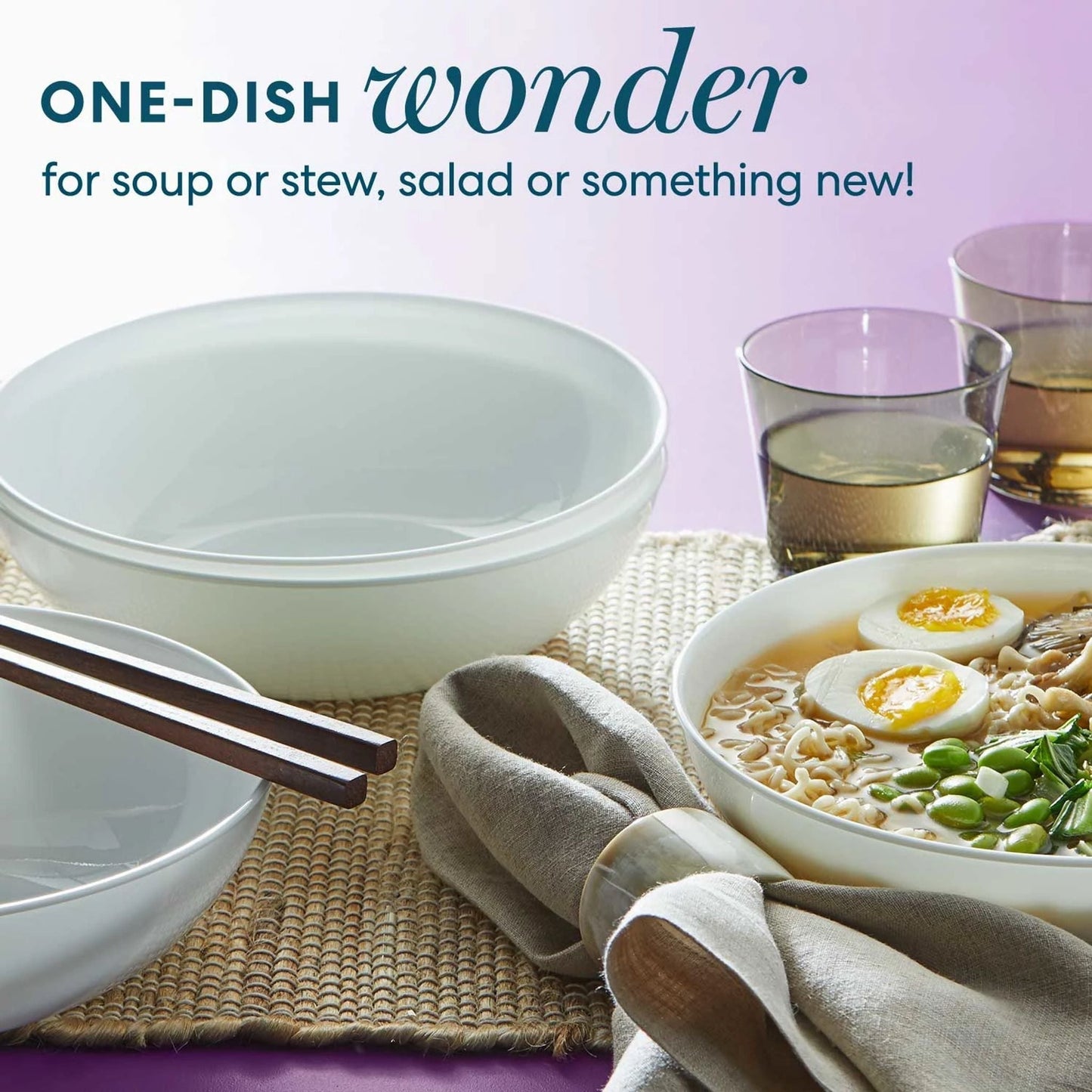 Corelle® Winter Frost White 46-ounce Meal Bowl
