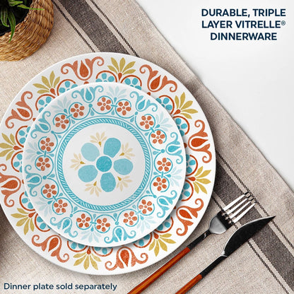 Corelle® Global Collection Terracotta Dreams 6.75” Appetizer Plates, 6-pack