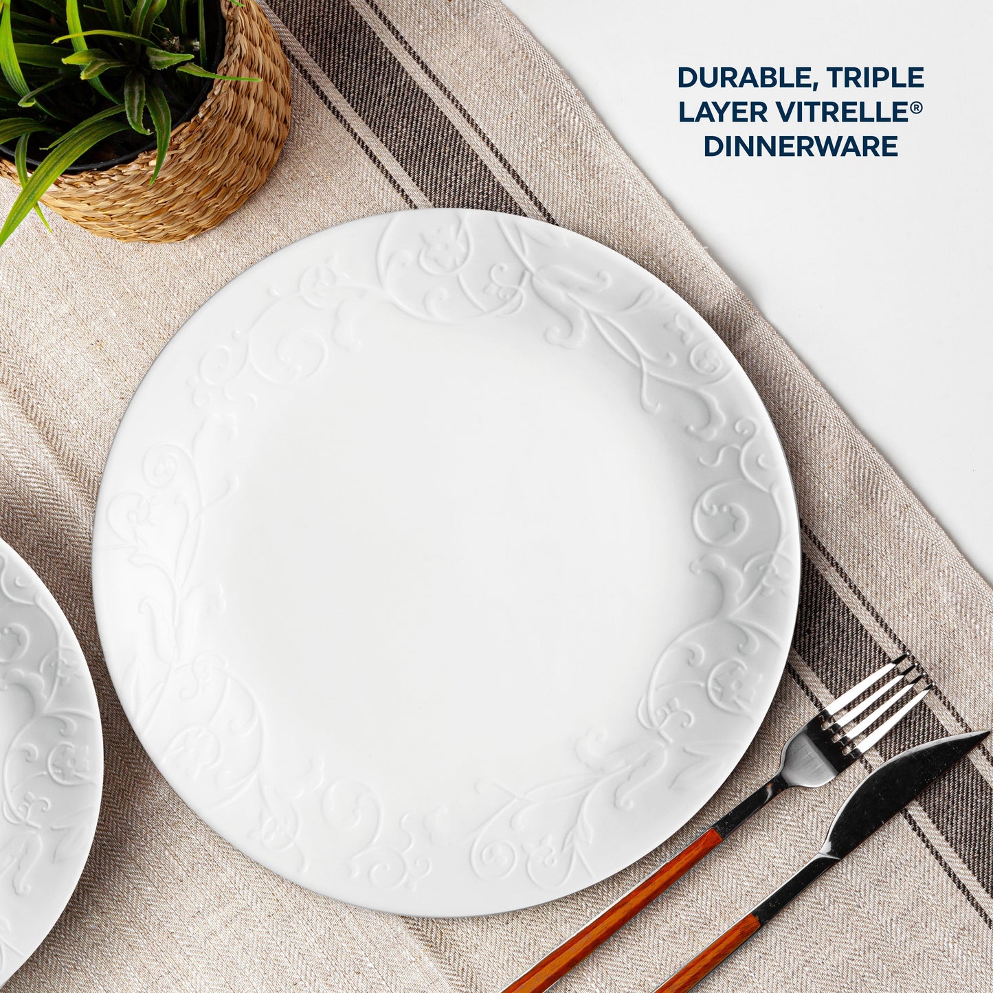 Corelle® Bella Faenza 12-piece Dinnerware Set, Service for 4
