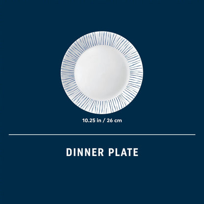 Corelle® Botanical Stripes 10.25" Dinner Plate