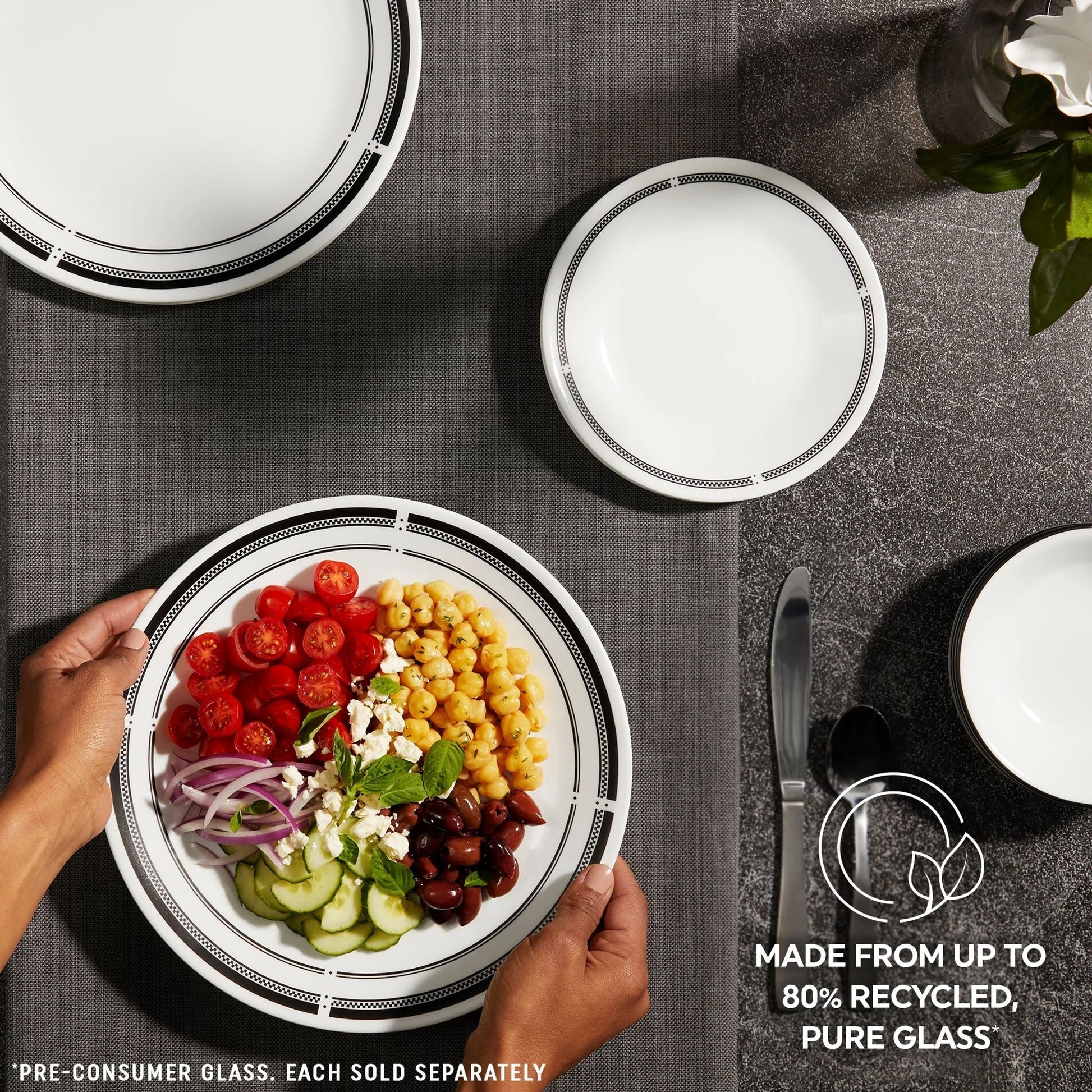 Corelle® Brasserie 18-piece Dinnerware Set, Service for 6