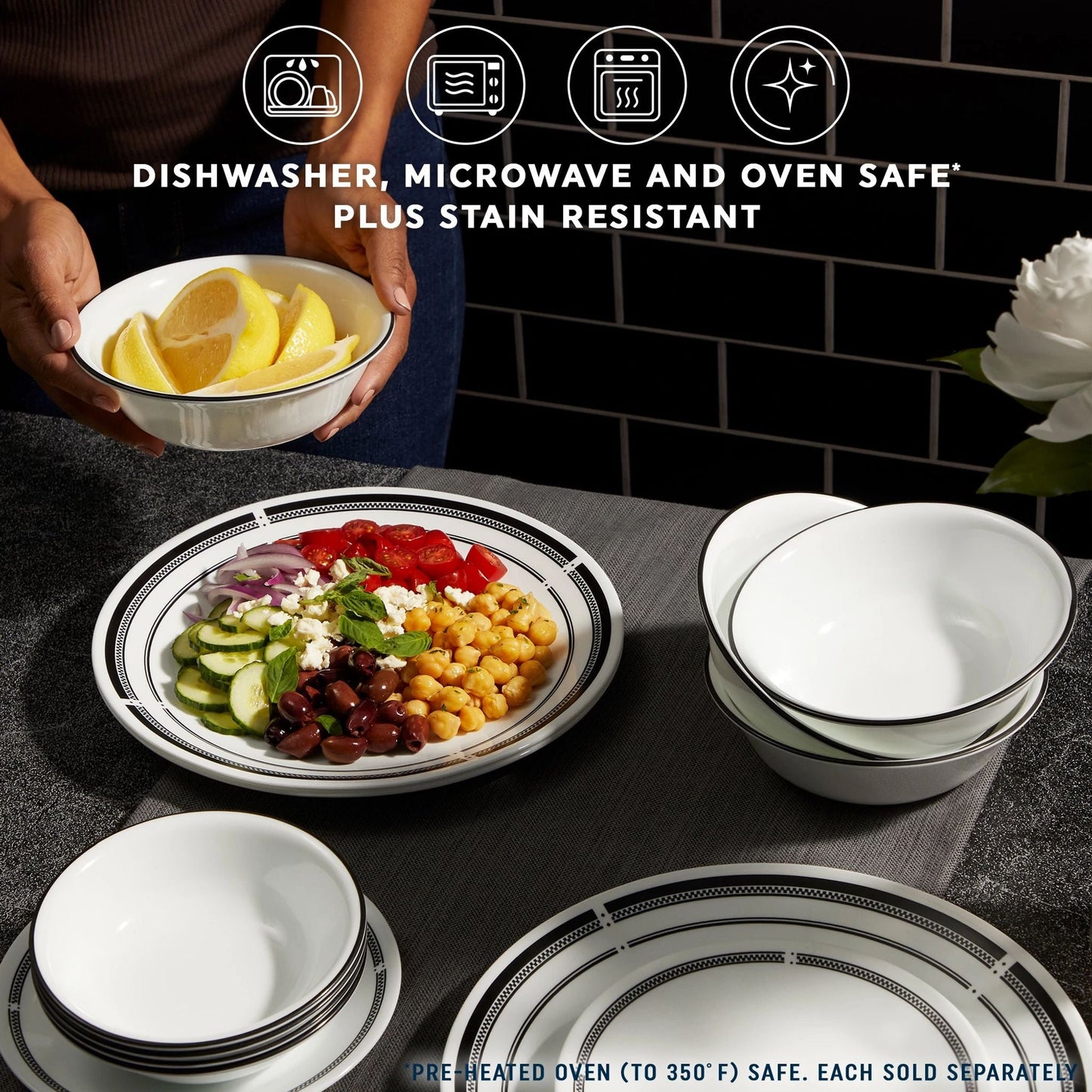 Corelle® Brasserie 8.5" Salad Plate