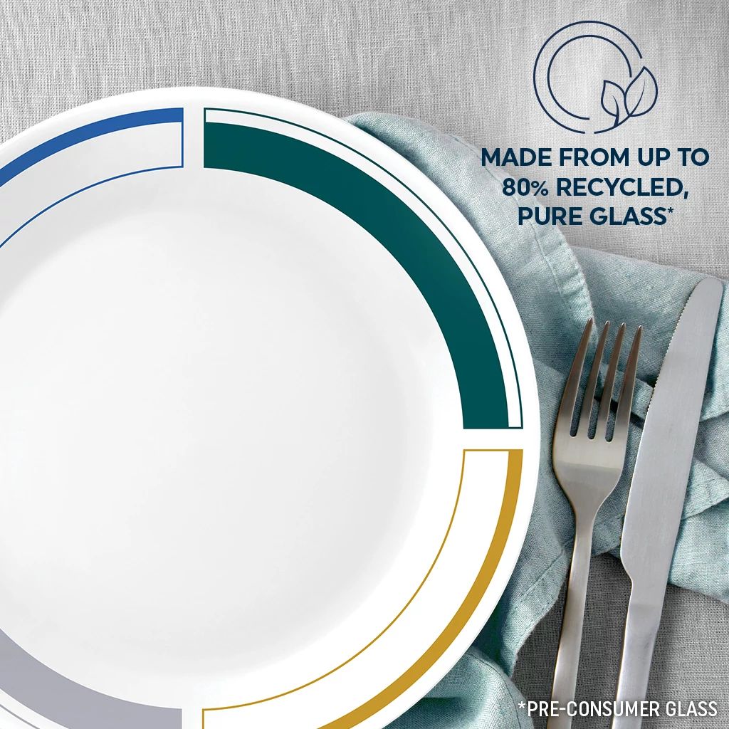 Corelle® Color Block 10.25" Dinner Plate