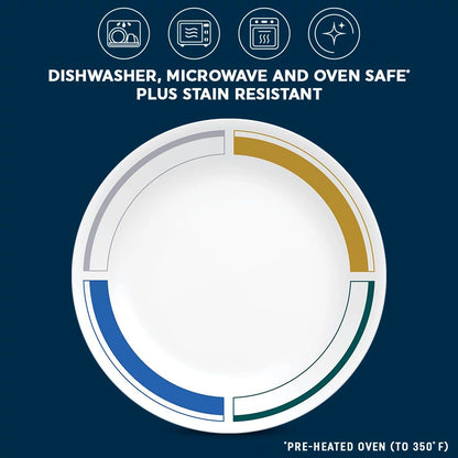 Corelle® Color Block 8.5" Salad Plate