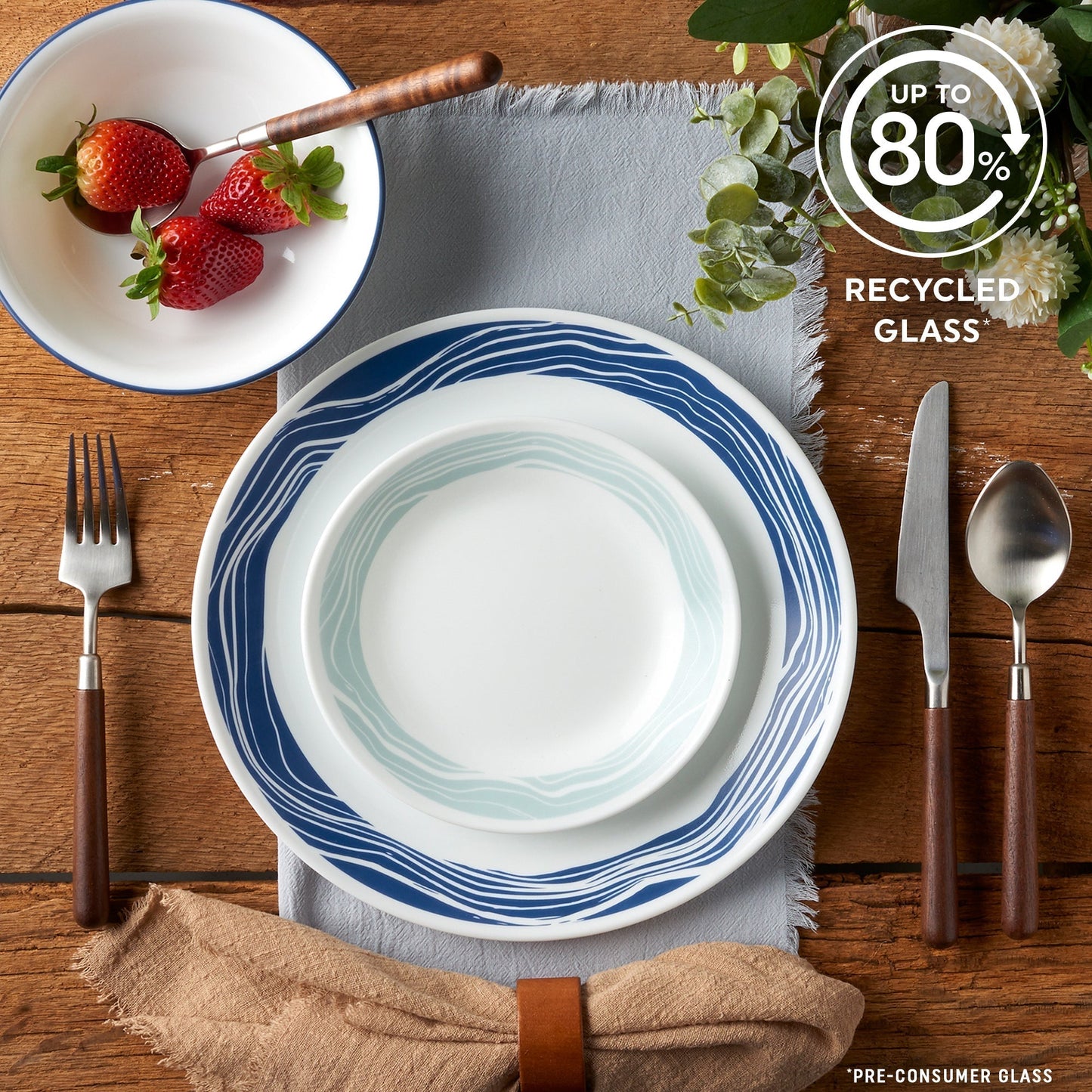 Corelle® Acadia 18-piece Dinnerware Set, Service for 6