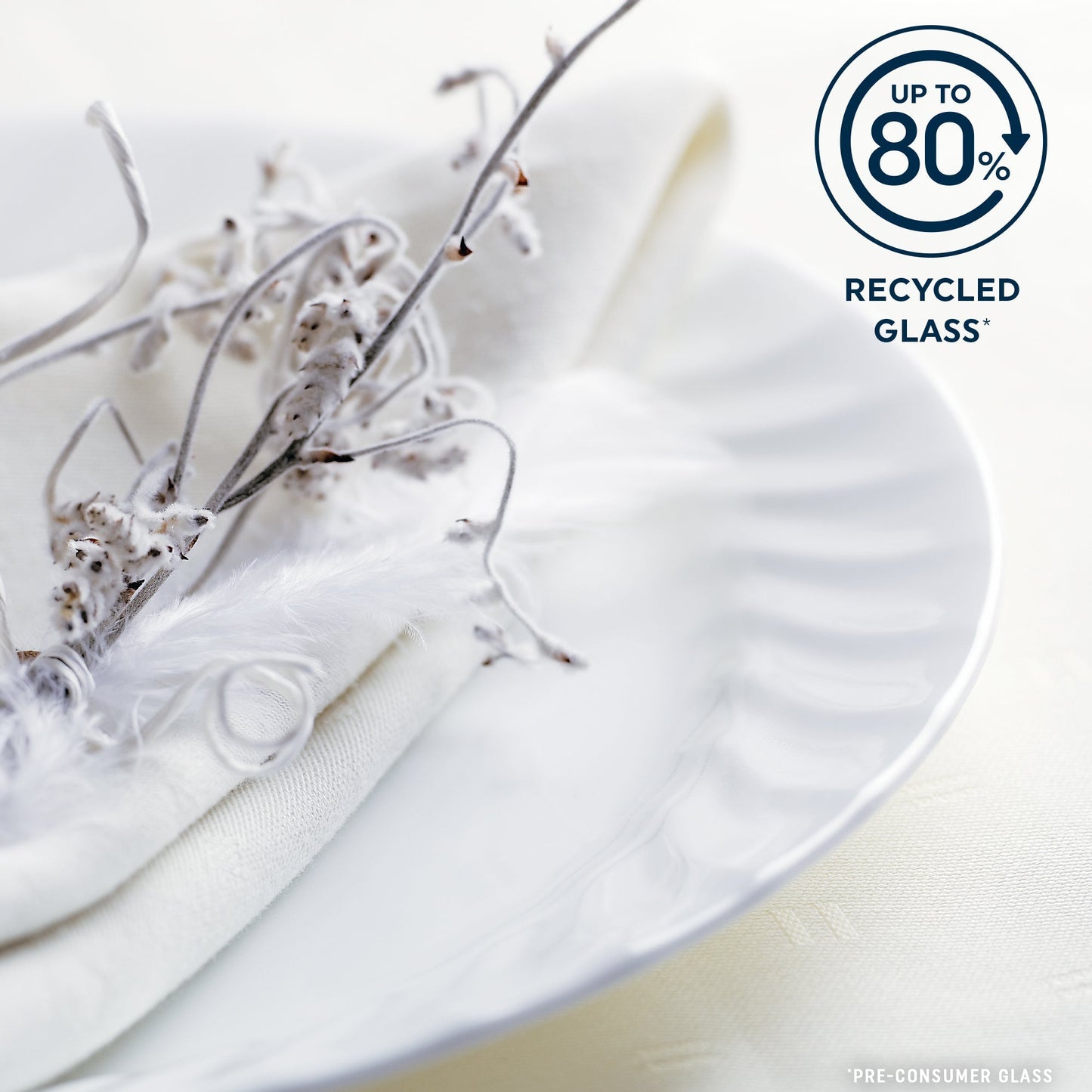 Corelle® Enhancements 10.25" Glass Dinner Plate